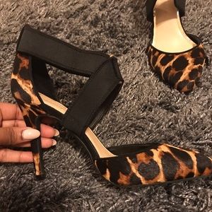 Comfortable cheetah heels!